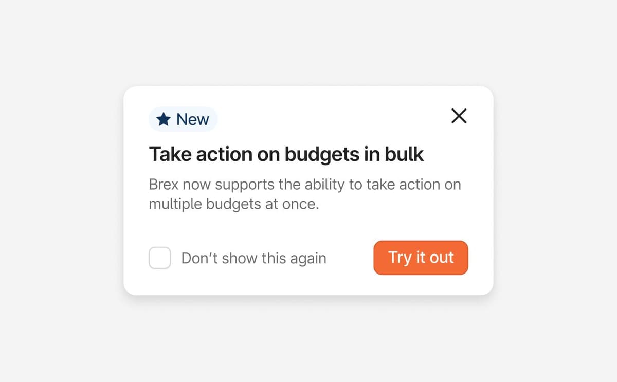 Bulk budget management interface