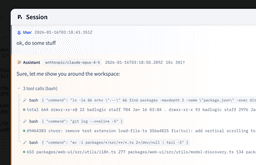 Agent traces template viewer