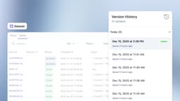 Dataset Item Versioning