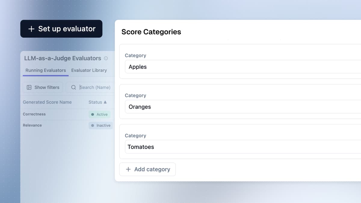 Categorical LLM-as-a-Judge Scores