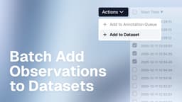 Batch Add Observations to Datasets