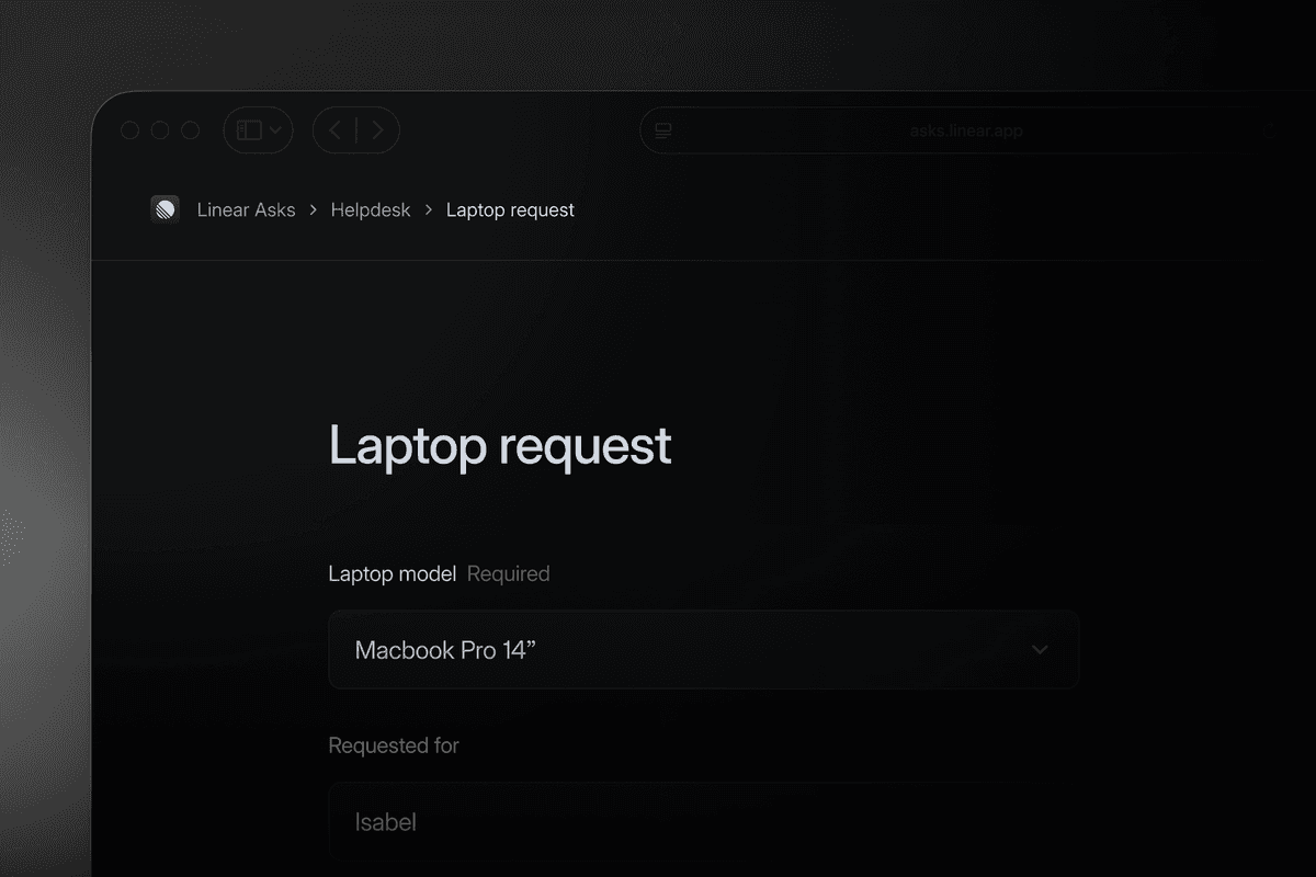 laptop request web form 