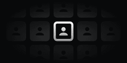 Abstract illustration of two people icons centered on a dark background with a subtle radial motion effect, representing team ownership and permissions.
