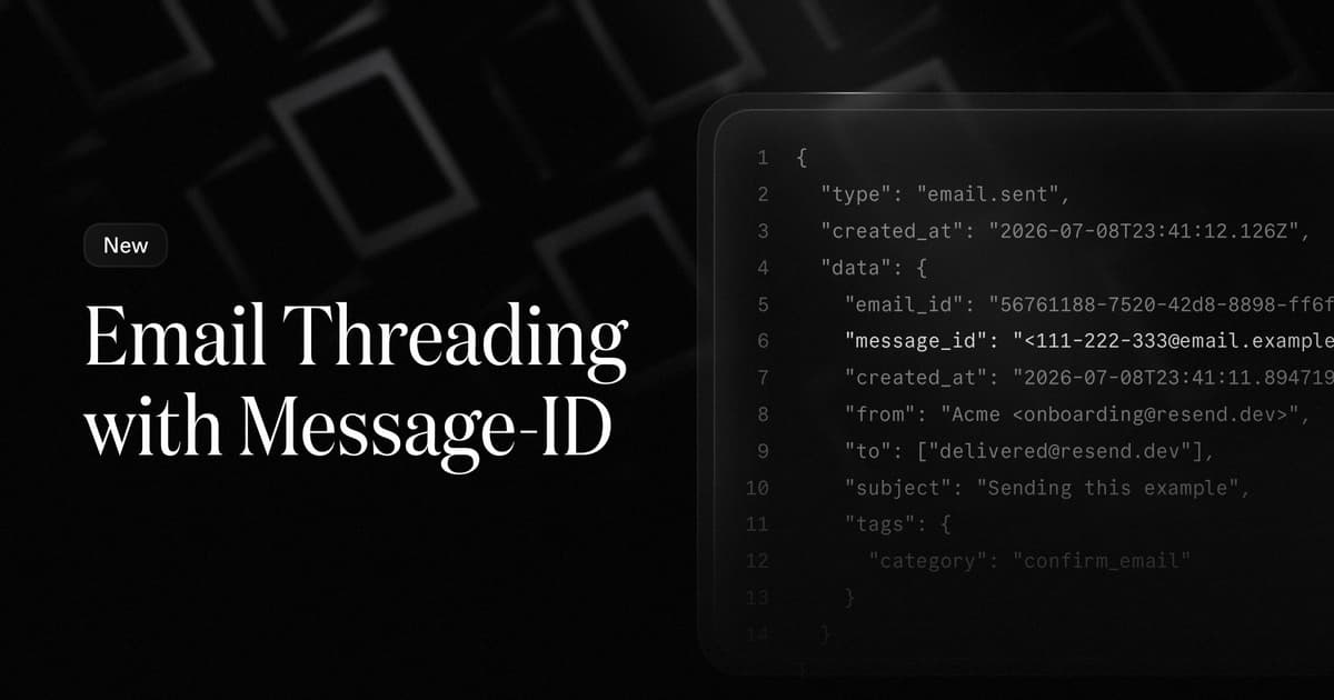 Email Threading with Message-ID