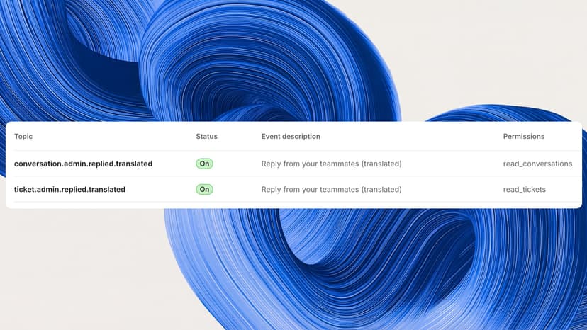 Keep your integrations in sync with translated replies