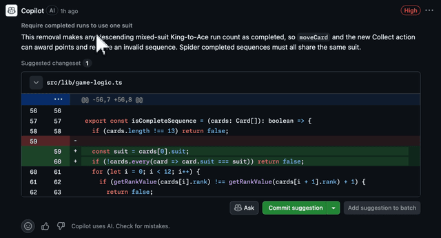 Copilot code review shows progress, auto-resolves smarter