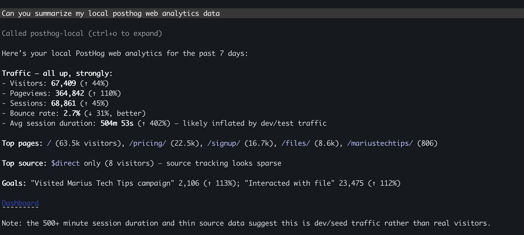 Web Analytics MCP