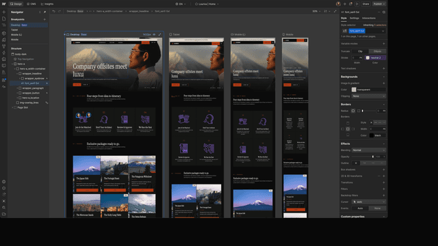 See every breakpoint while you edit