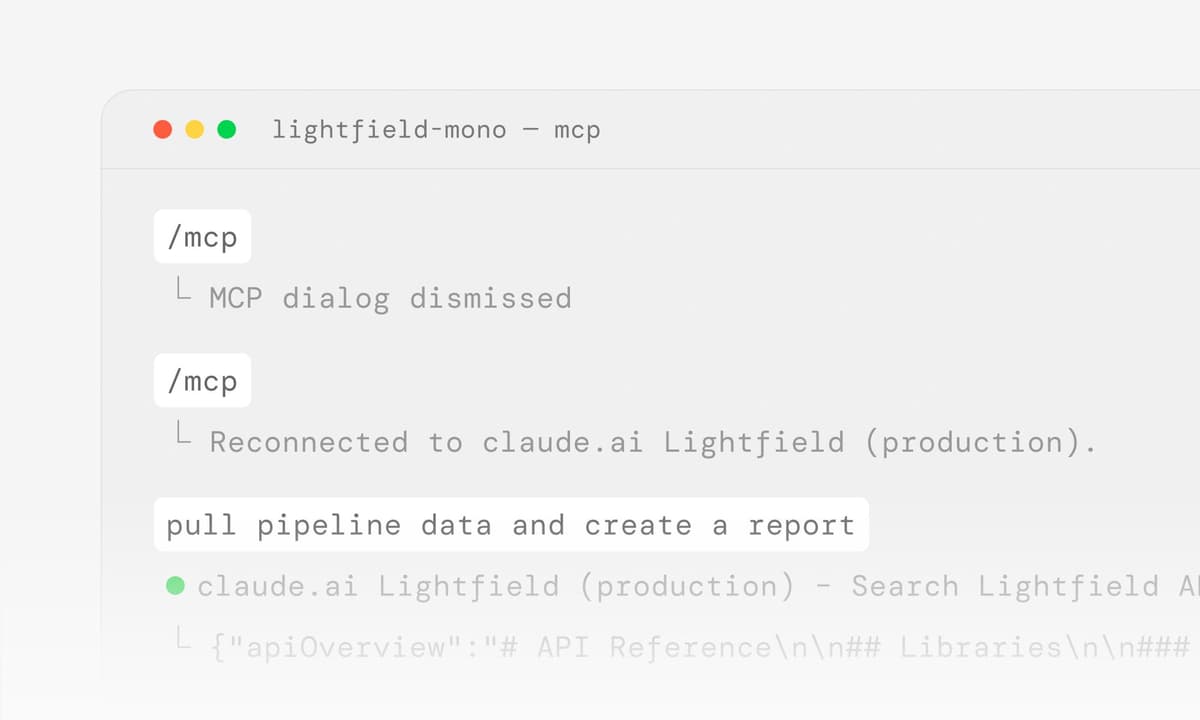 Lightfield MCP
