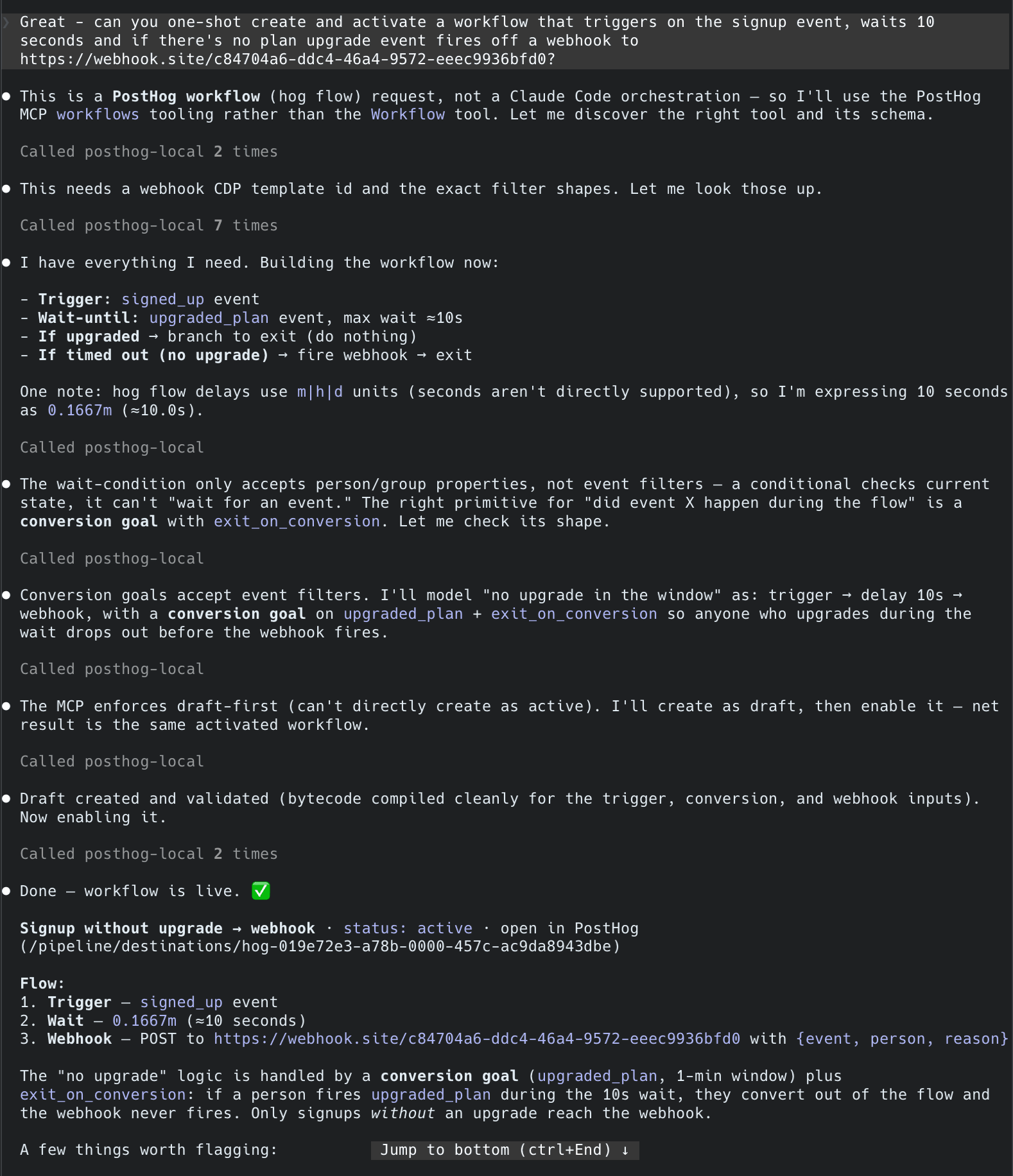 MCP tools for Workflows
