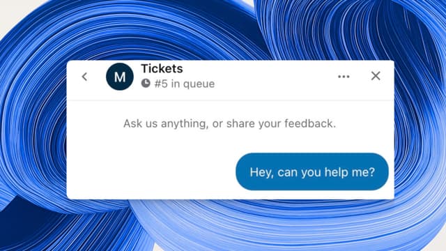 Reassure waiting customers with their live queue position