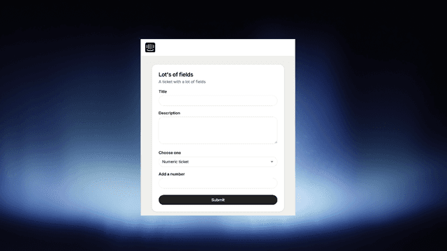Send ticket forms on WhatsApp, SMS, Facebook, Instagram, and email