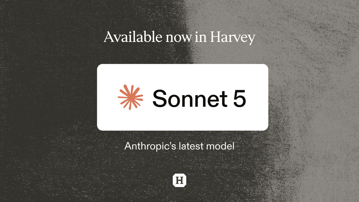 Claude Sonnet 5, Now Live in Harvey