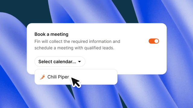 Fin for Sales now books meetings with Chili Piper